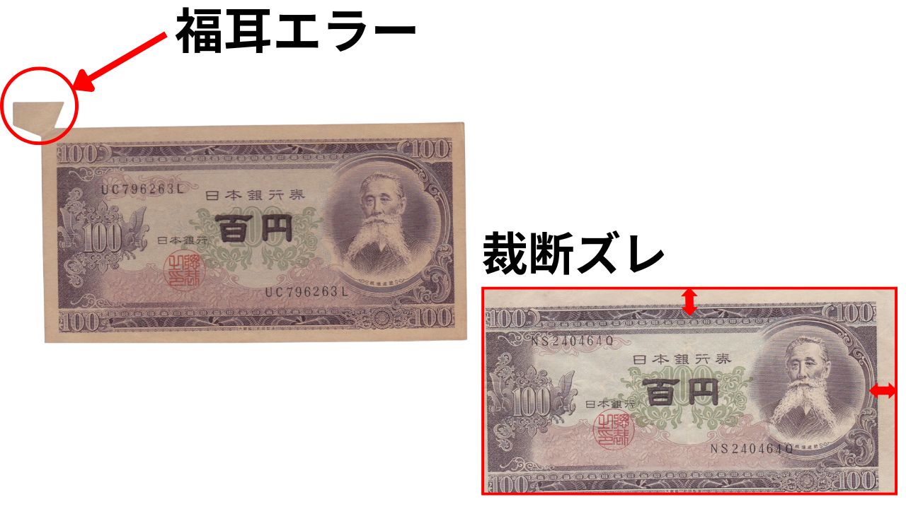 板垣退助の印刷エラー
